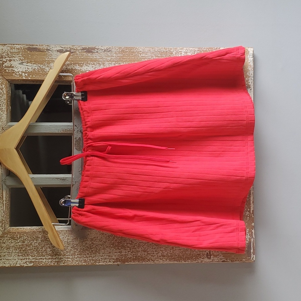 Nautica drawstring red skirt. Size large